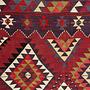 Vintage Kilim Teppich Wolle Mehrfarbig 1
