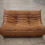 Togo Lounge Set 3-pc. Pull-Up Leather Tobacco Brown 3