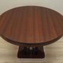 Round Mahogany Table 1970s 4