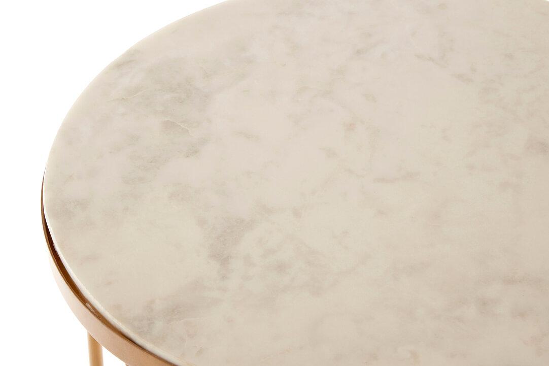Beistelltisch Shalimar mit goldenen Beinen
 6