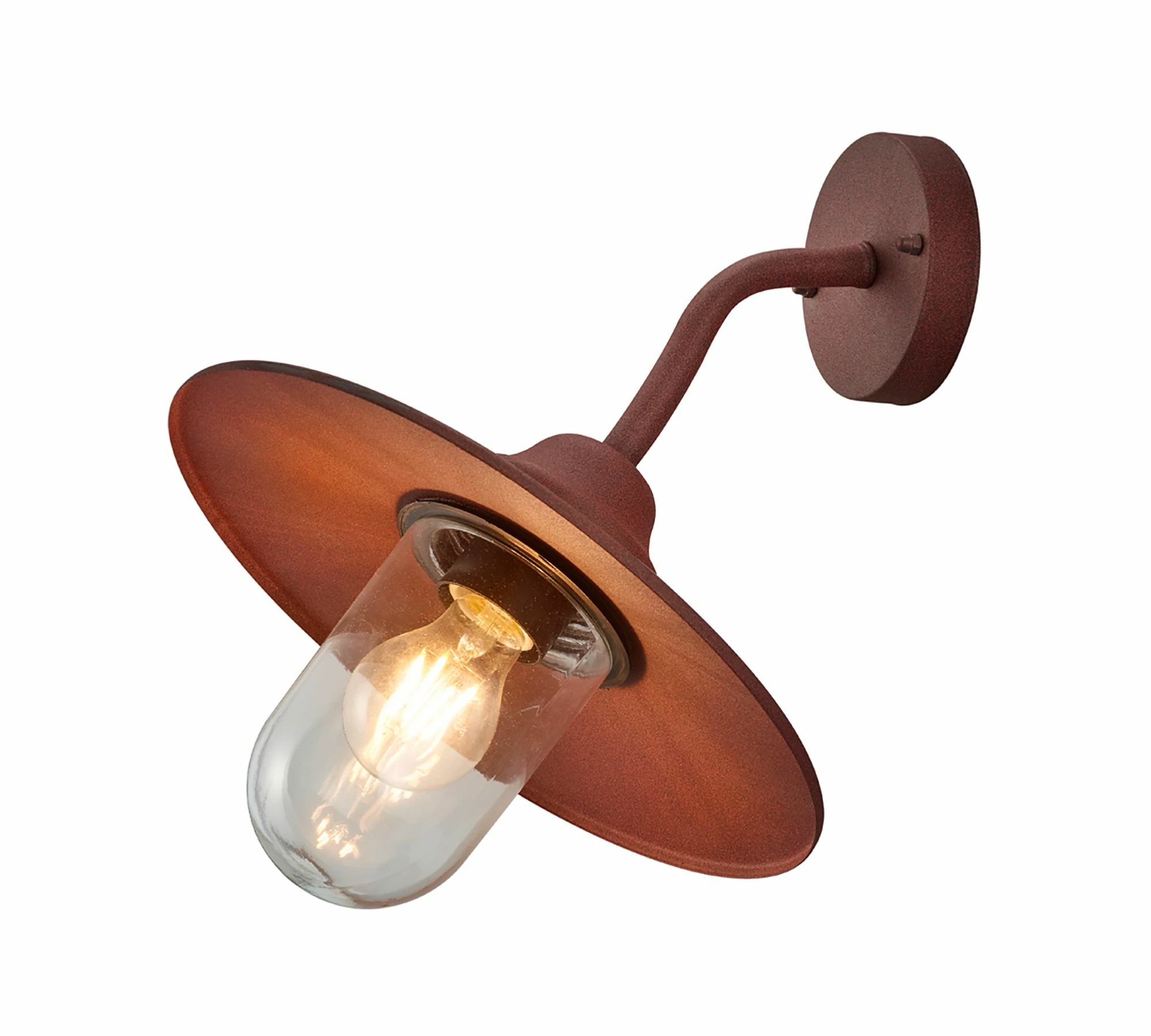 Outdoor Wall Lamp 1-light Aluminum Copper 0