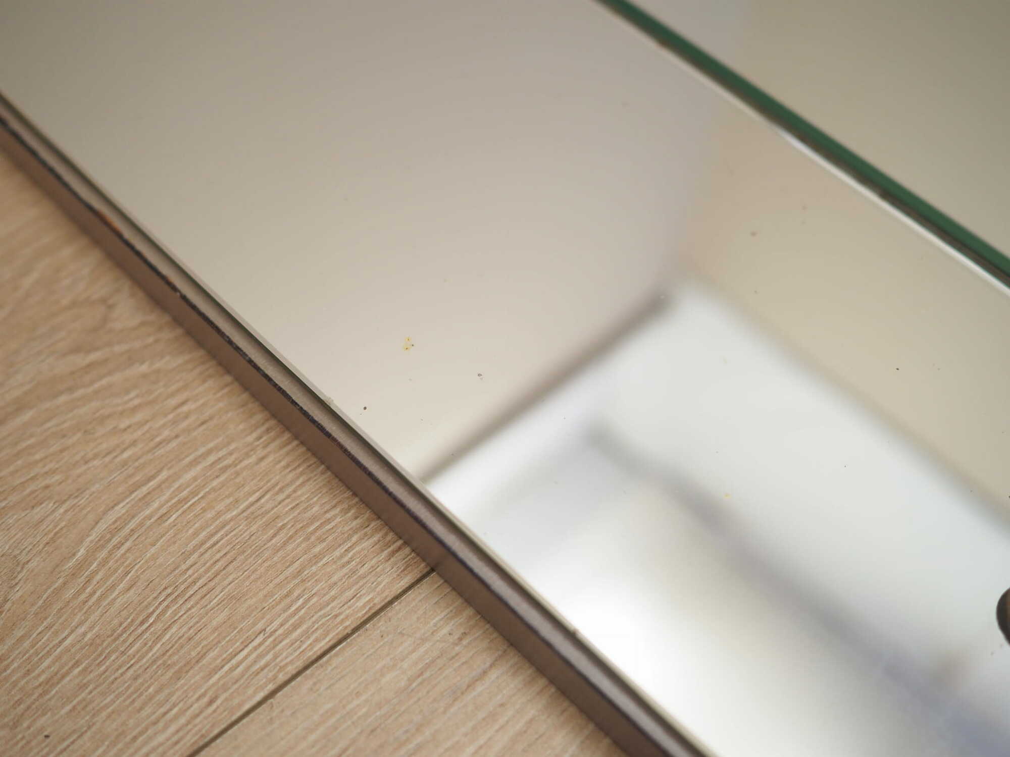 2x Mirror Wood Grey 1960s 6