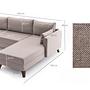 Bella Sofa Récamiere Rechts Creme 6