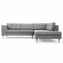Nelson Sofa Récamiere Rechts Talent Dark Grey 0