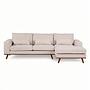 Corner Sofa Japandi 3-Seater Right Beige 4