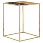 Vita Quadratischer Couchtisch Stahl Achat 2