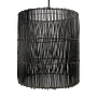 Hängelampe Rattan Schwarz ø50cm 0