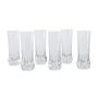 Set of 6 glasses transparent 1970s 0