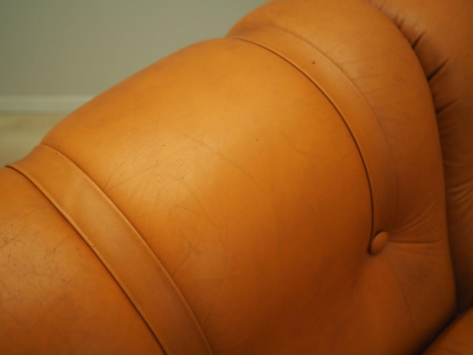 Space Age 3-Sitzer Sofa Orange 1960er Jahre 13