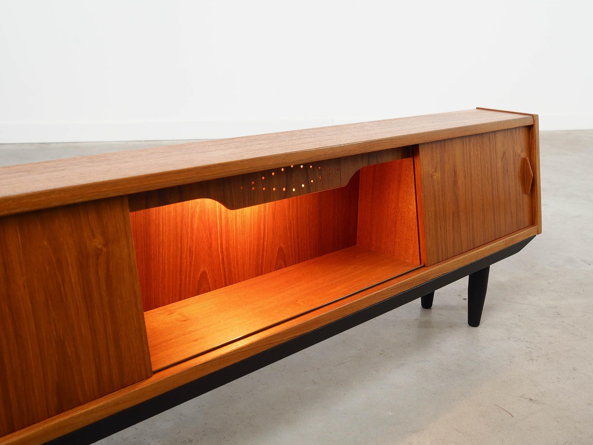 Vintage Teak-Schrank Braun 1970 Jahre 9