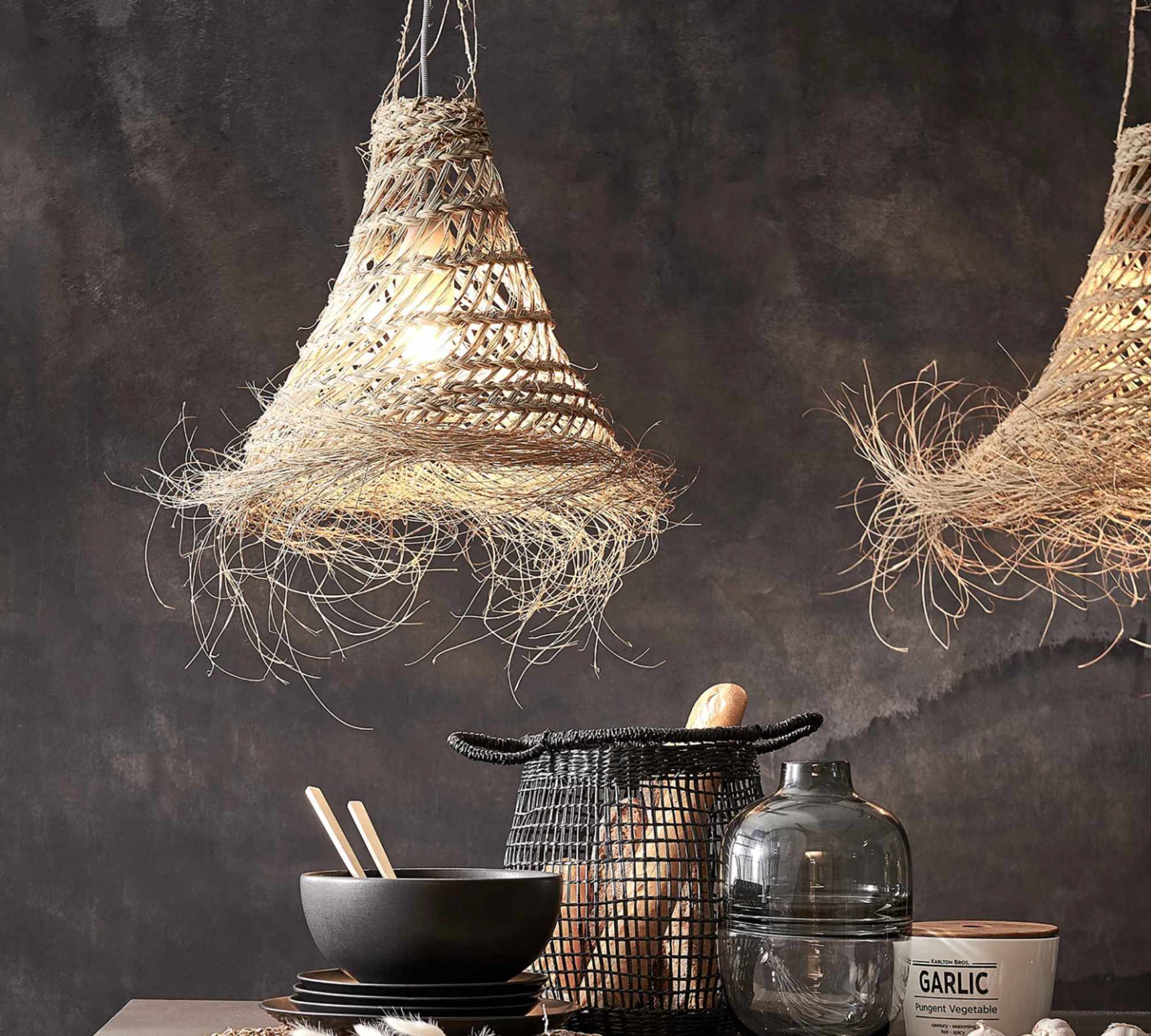 Lampenschirm Bomas Naturfaser 40 cm 7