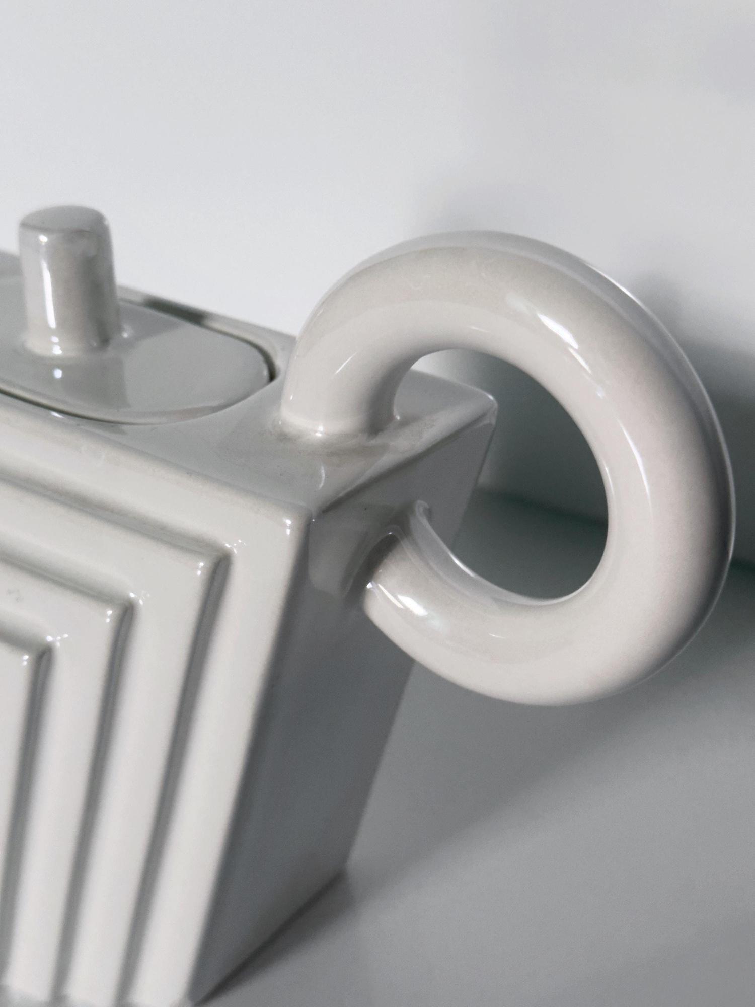 Postmodern TeapotTeapot Ceramic 1980s 3