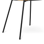 2x Jordan Esszimmerstuhl Black Metal 5