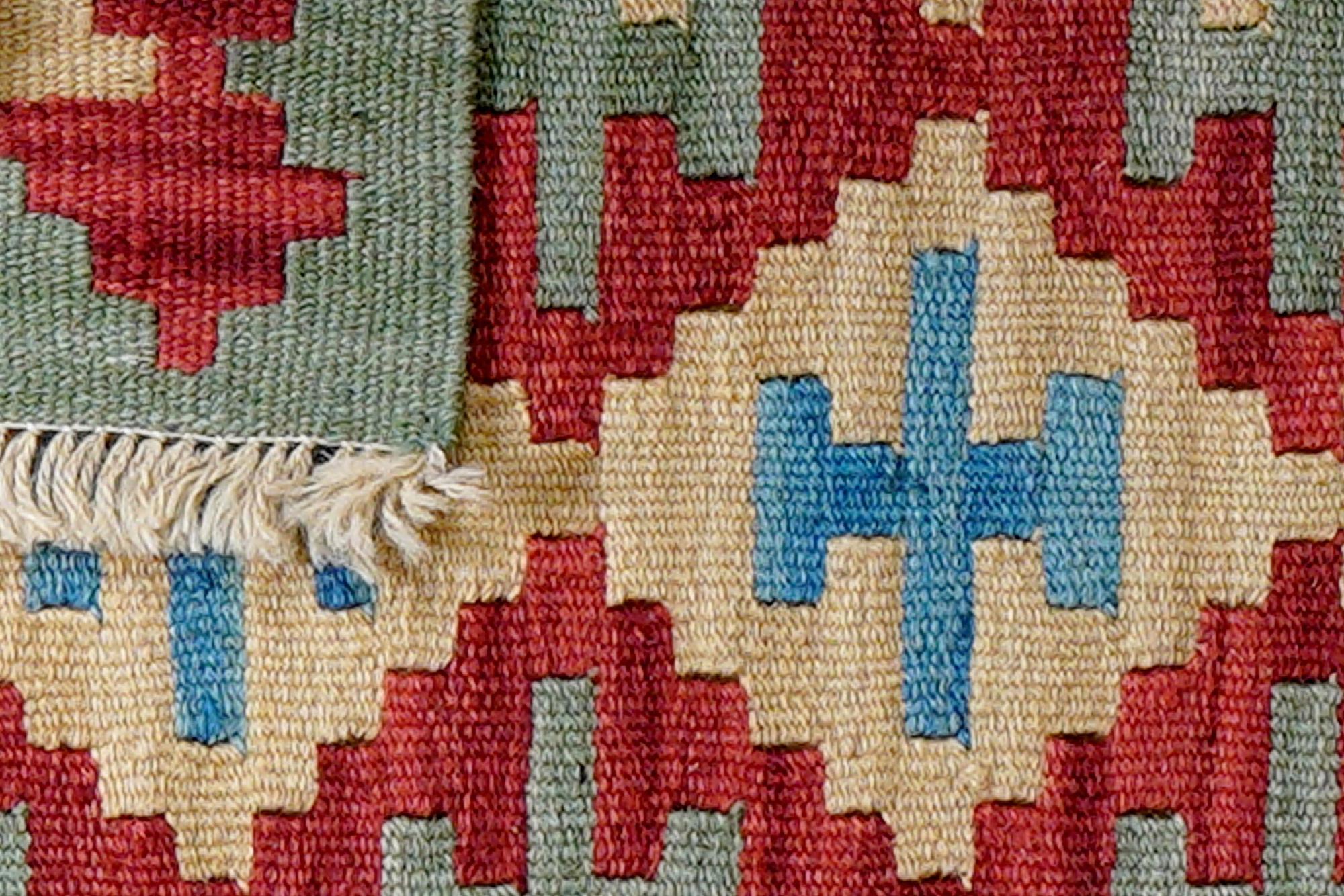 Kilim Gashgai Teppich Wolle Mehrfarbig 4
