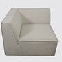 Dane 1-Sitzer Eckmodul Links Maya Cream 5