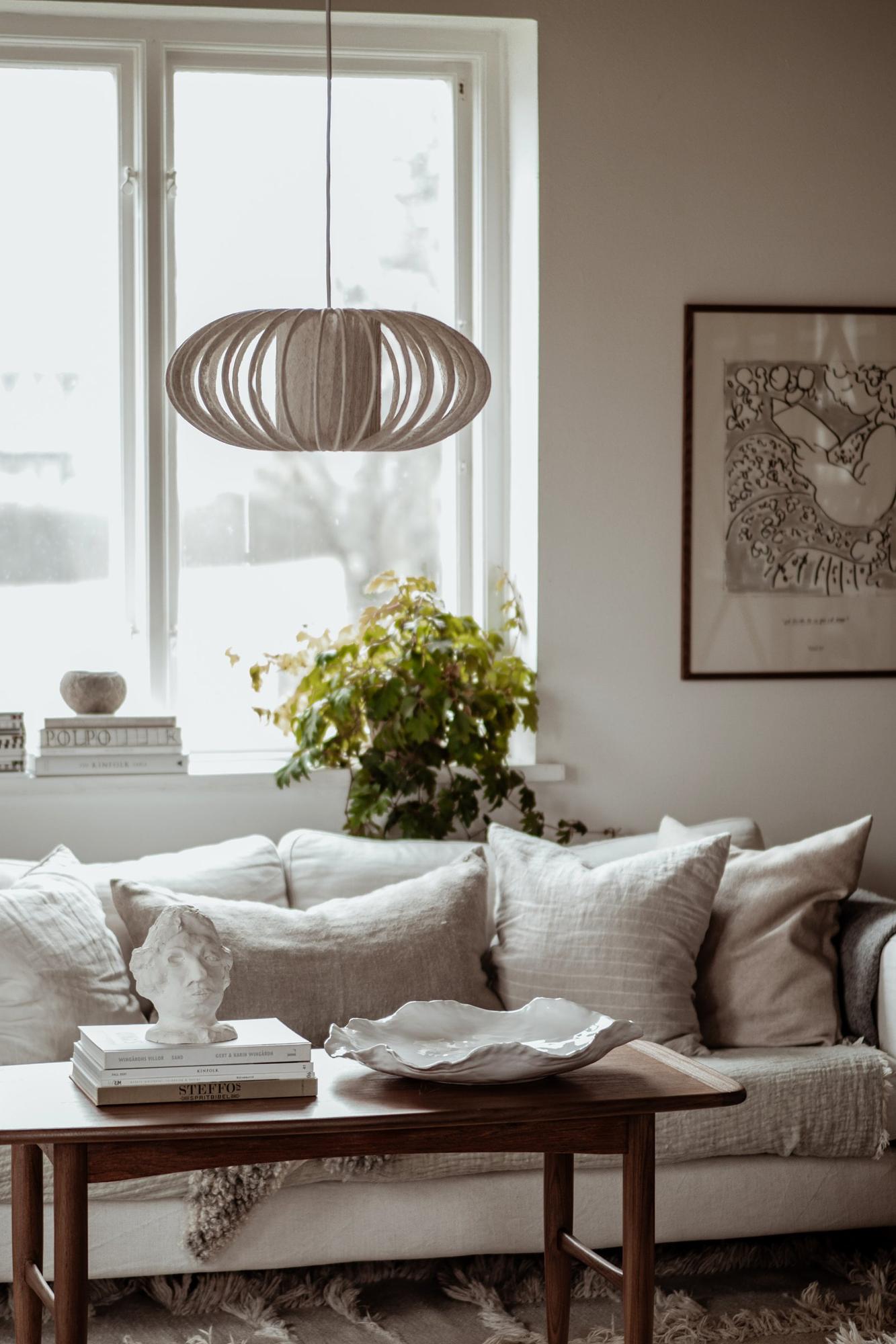 Selma Lampenschirm Beige Ø 45cm 2