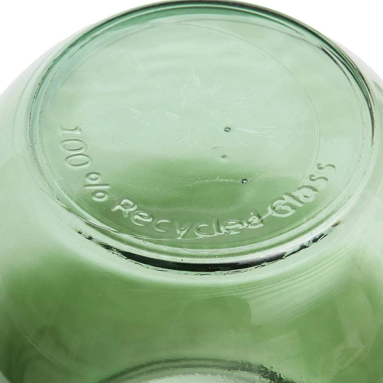 Qiezi Vase Glas Grün 4