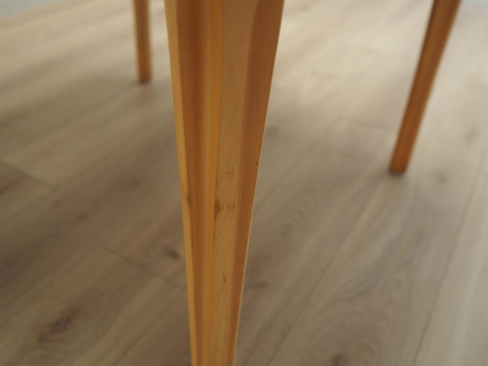 Vintage Table Beech wood Brown 1970s 14