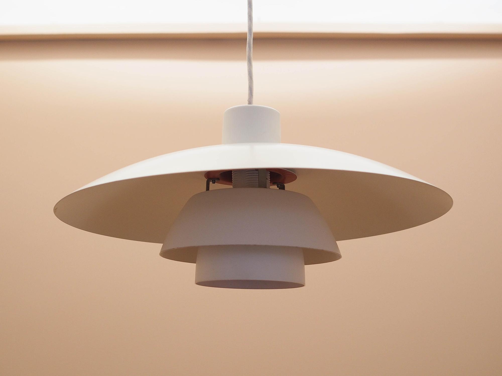 Pendant Lamp Grey 1960s 2