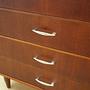 Vintage Kommode Teakholz Braun 1970er Jahre 11