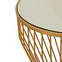 Avantis Gold Finish Tapered Design Beistelltisch
 3