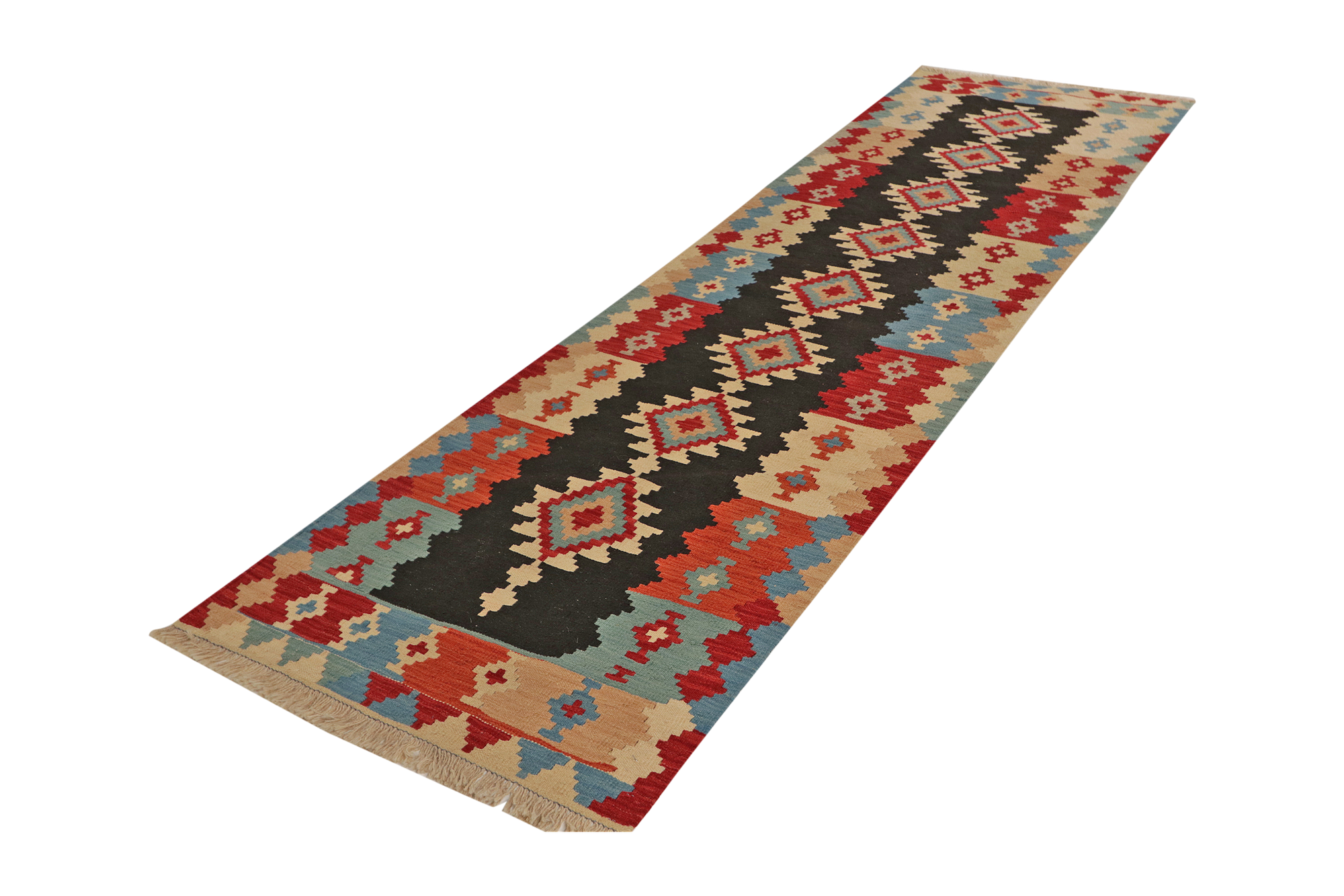 Kilim Gashgai Teppich Mehrfarbig 2