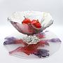 Vintage serving bowl glass 1980s 0