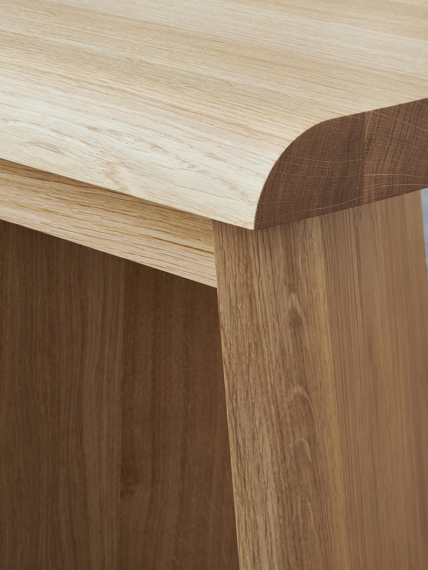 PORTAO Stool Oak Wood Oiled 7