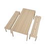 Linear Wood Series Bank 170 cm Braun 2