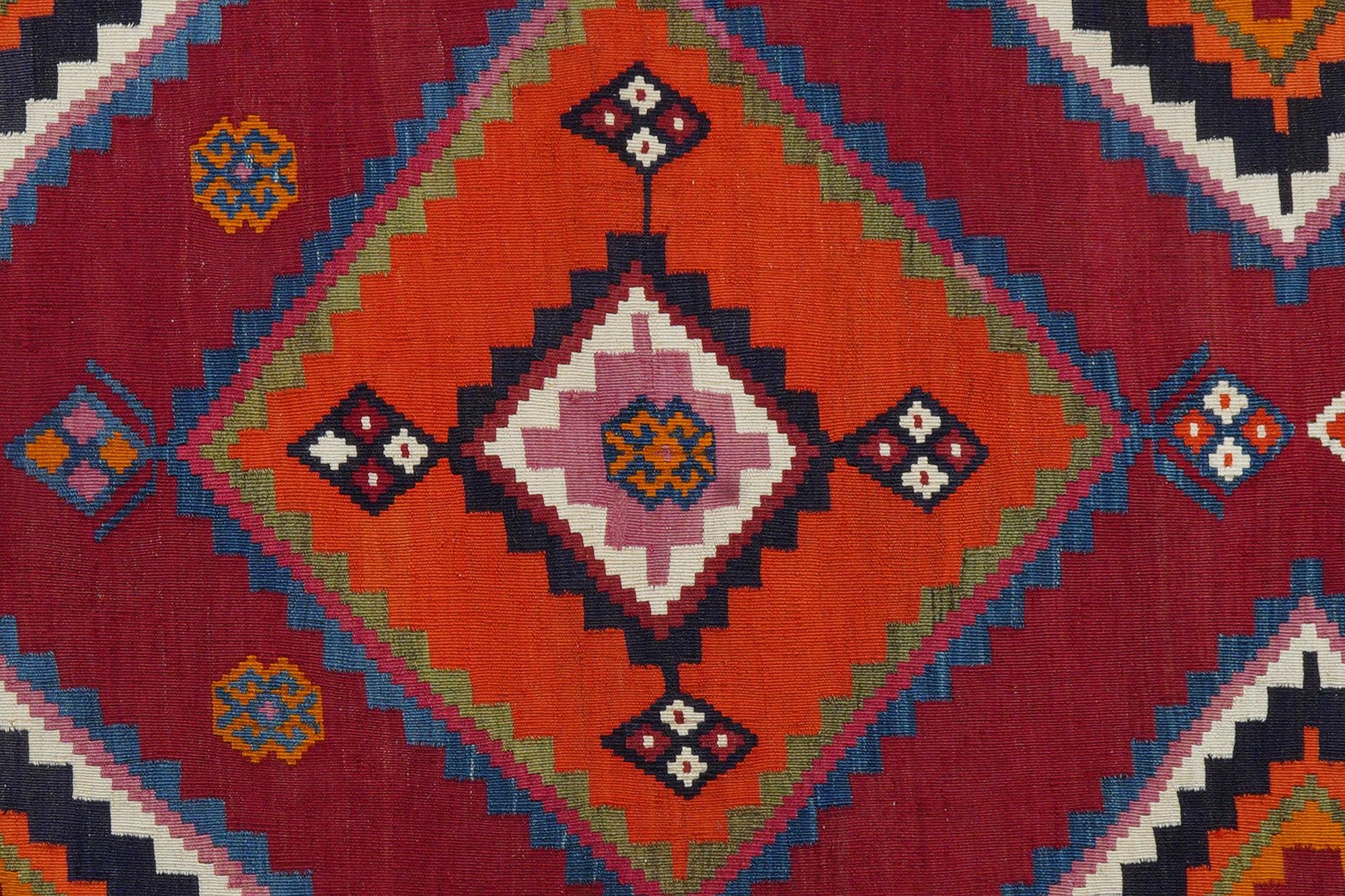 Kilim Gashgai Teppich Mehrfarbig 4