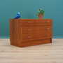Vintage chest of drawers teak brown 1990s 4