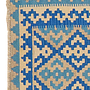 Kilim Gashgai Teppich Blau 1