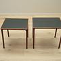 2x Side table Teak wood 1970s 4