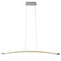 1-Flammig LED-Pendelleuchte Bow Acrylglas Edelstahl 1