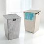 Wäschesammler Double Laundry Box Kunststoff Grau 2
