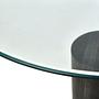 Rany Glas und schwarzer Marmor Beistelltisch
 3
