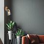 Venteira Wandleuchte Aluminium Eiche Schwarz 1-flammig 2