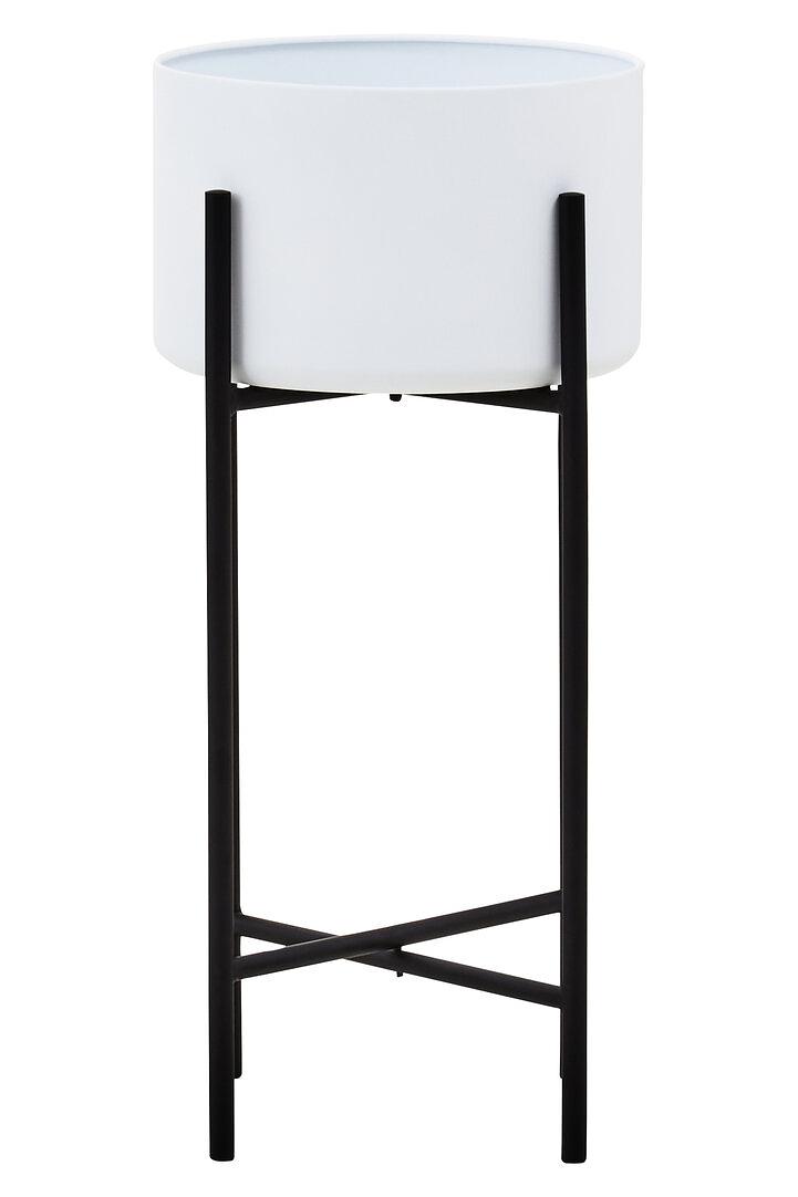 Trosa Groß Weiß Schwarz Standblumentopf 0