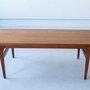 Vintage Johannes Andersen Couchtisch ausziehbar Teak Braun 3