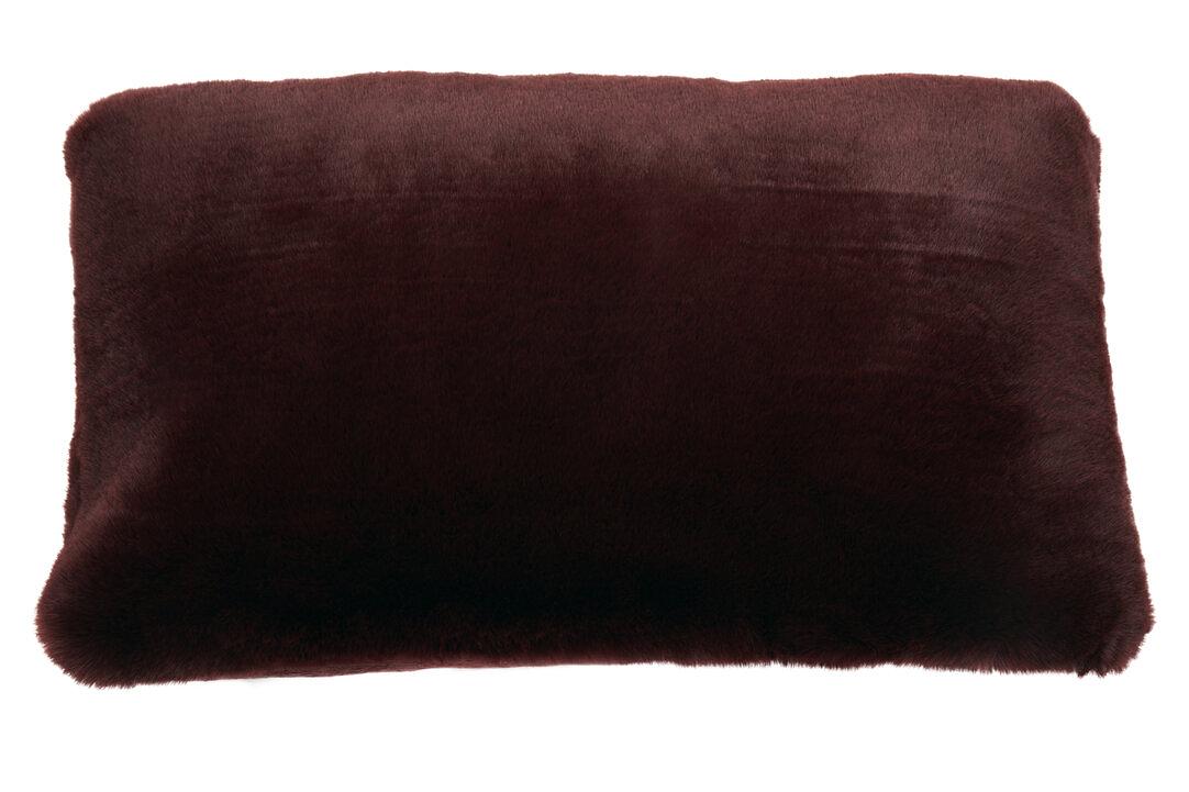 Bosie Lamina Rotwein Rechteckiges Kissen 1