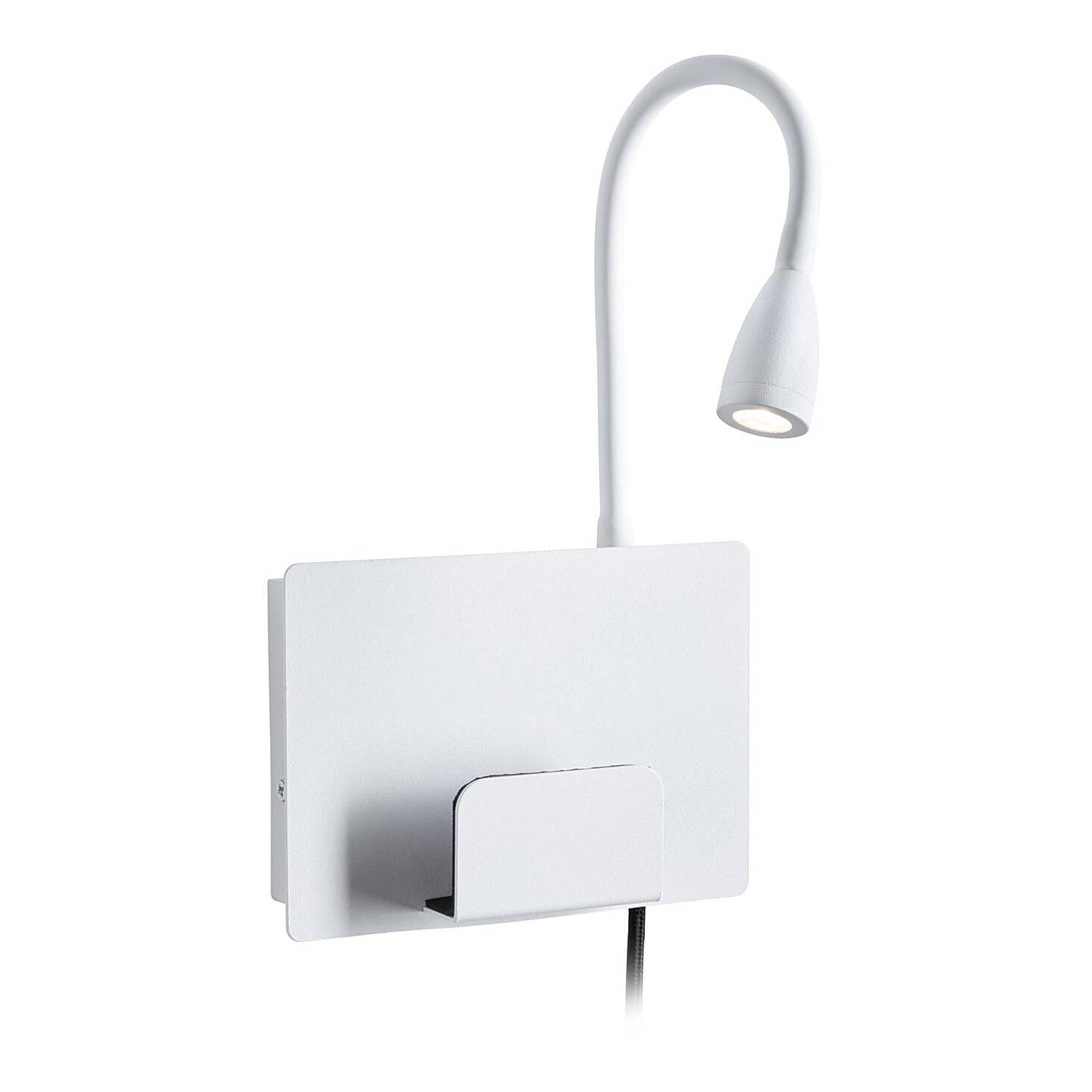 Halina Wandleuchte Aluminium Weiß 1-flammig 1