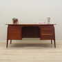 Vintage desk teak brown 1960s 1
