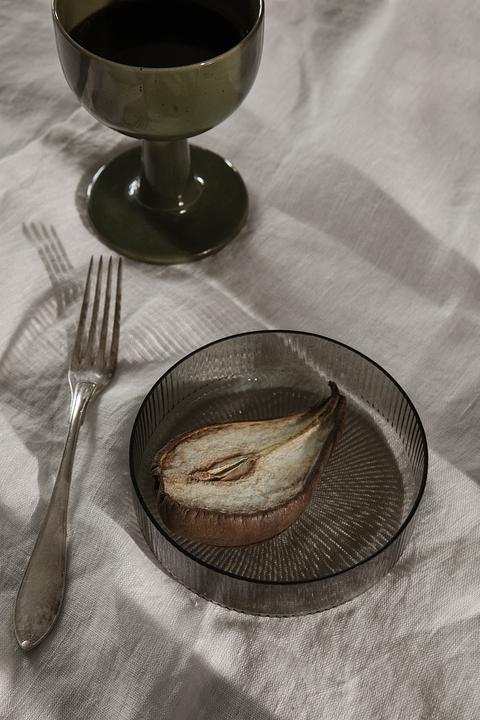 Floccula Weinglas Steinyeug Reaktive Glasue Grün 3