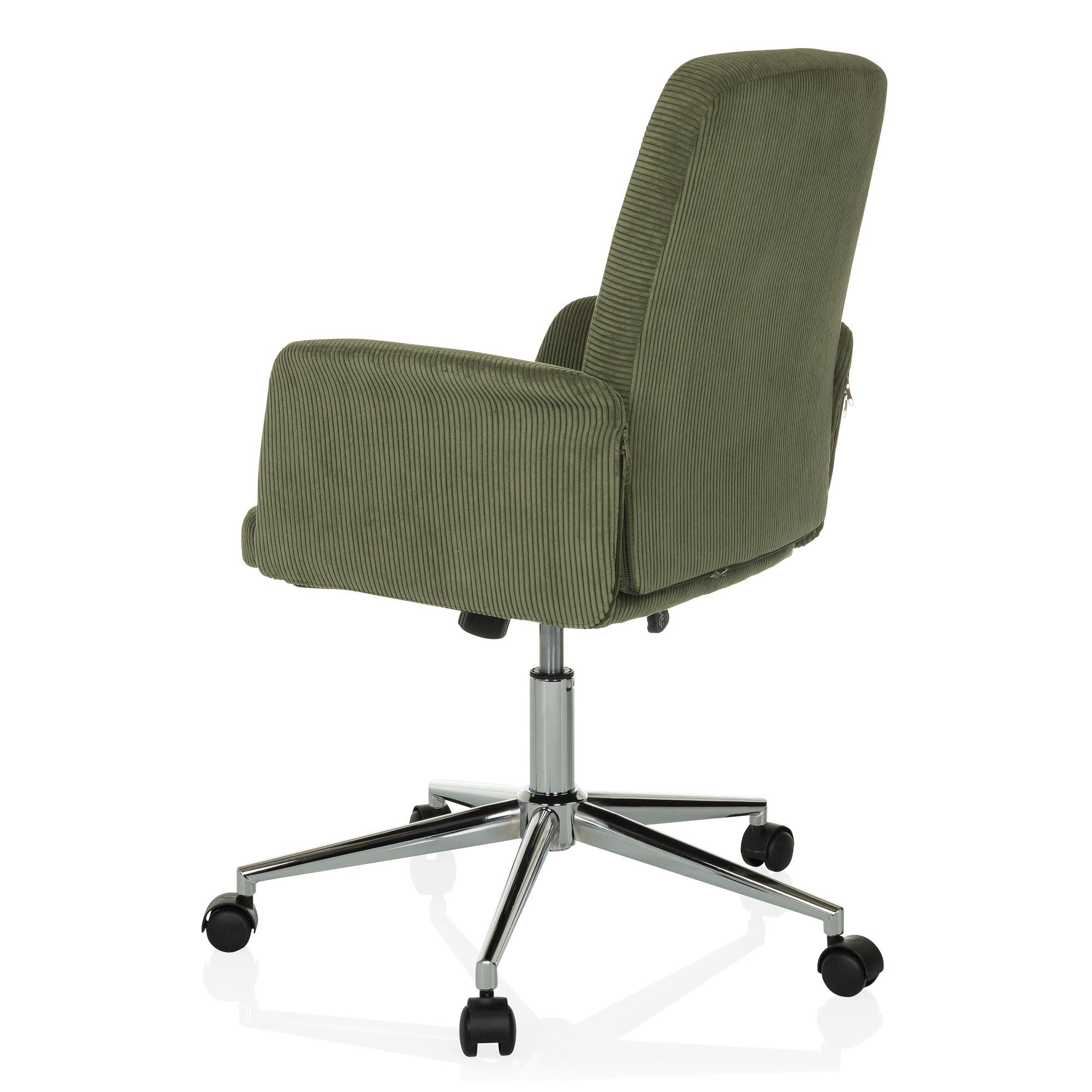 SOLAO CORD Office chair Swivel Cord-look Dark green 9