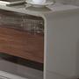 Nightstand Wood veneer Grey 4