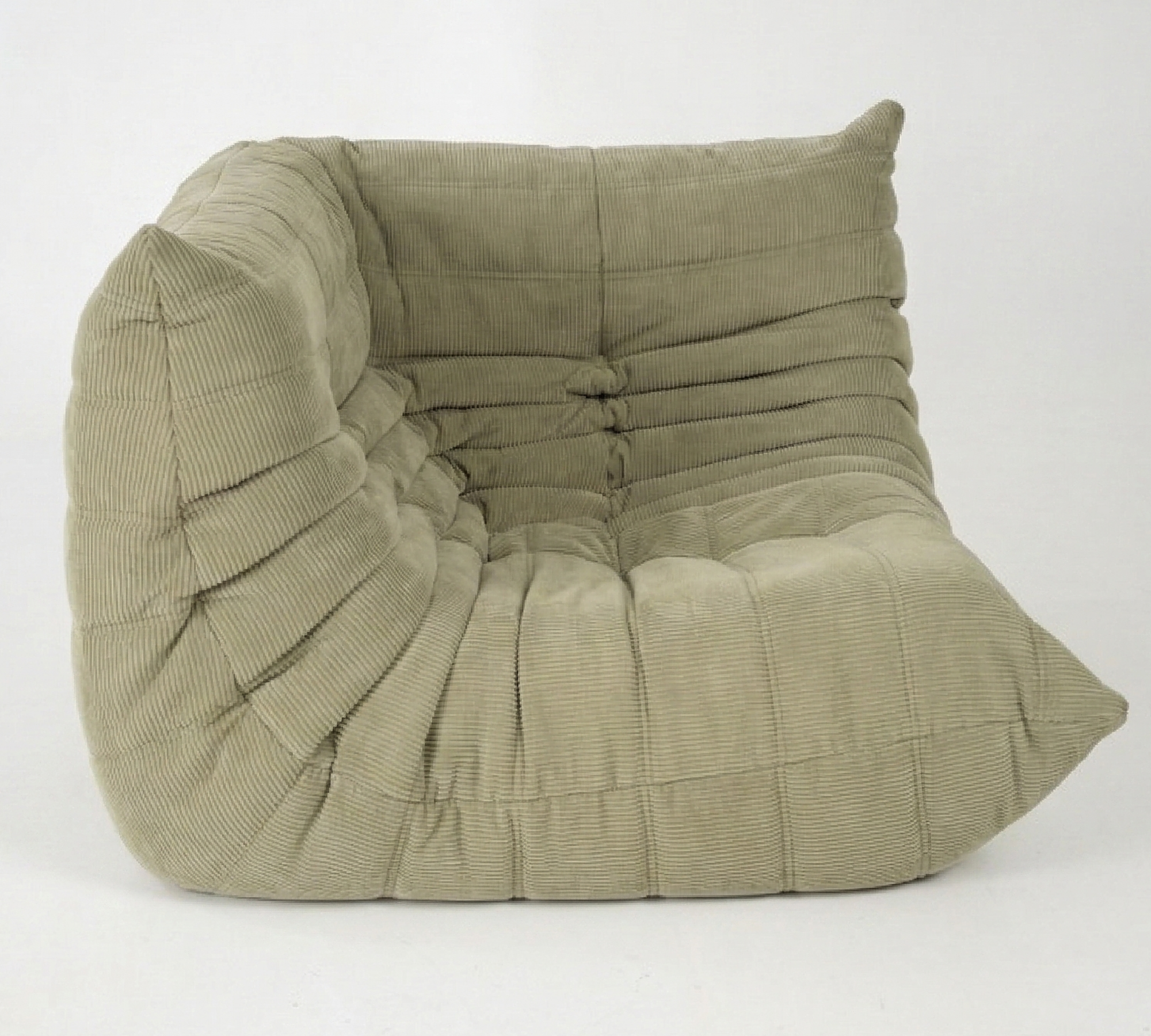 Togo Corner Sofa Cord Beige 0