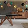Sideboard Walnut veneer Chrome-plated steel 4