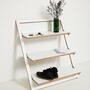 Fläpps Lean Shelf Wood White 80 x 100 cm 7