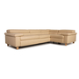 Courage Ecksofa Leder Creme 0