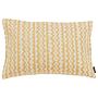 Lidia Cushion Cover Mixed Fabric Yellow 40 x 60 cm 0